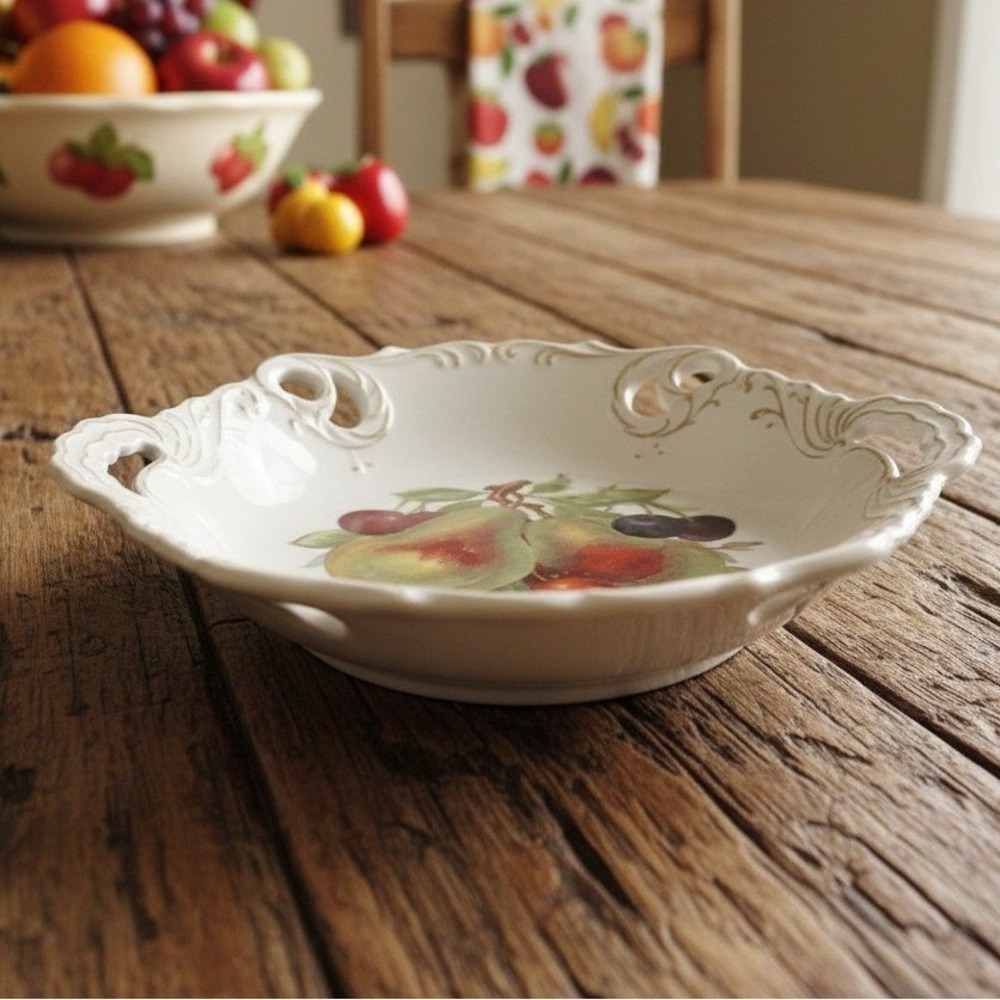 BETSON Hand Painted Fruit Trinket Candy Dish‎